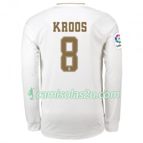 Camisolas de Futebol Real Madrid Toni Kroos 8 Equipamento Principal 2019/20 Manga Comprida